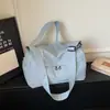 Bolsa de Fitness Deportiva para Mujer, Bolsa de Natación con Separación Húmeda y Seca, Bolsa Portátil de Gran Capacidad para Viajes Cortos, Bolsa de Almacenamiento para Equipaje de Viaje