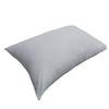 [Solo Funda de Almohada, Relleno de Almohada No Incluido] Fábrica de Wuxi 100% Poliéster Blanco Natural Tela Cepillada Funda Interior de Almohada Algodón PP Cojín Decorativo Funda de Almohada de Hotel
