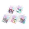 Clips de Papel Sellados en Oro de Venta Caliente, Clips de Cola Larga, Set de Papelería, Chinchetas Creativas, Clips para Boletos, Caja de Oficina con Cuatro Compartimentos para Encuadernación