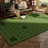 Alfombra de sala de estar resistente a la suciedad y fácil de cuidar diseño retro antiguo área grande para sofá tienda completa mesa de centro de lujo ligero alfombrilla antideslizante resistente al desgaste