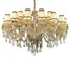 Araña de Cristal Estilo Europeo 2026, Lámpara Sencilla para Comedor, Lámpara de Lujo para Sala de Estar, Decoración Acogedora para Dormitorio y Estudio, Decoración del Hogar
