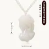 Colgante Pixiu de Jade Hetian de Xinjiang Pi Xiu de Jadeíta para Hombres y Mujeres para Atraer Riqueza y Buena Suerte Colgante Pixiu de Jade Colgante de Jade