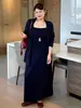 Ropa para Mujer Tallas Grandes: Conjunto de Tres Piezas: Camisola Interior, Cárdigan y Falda, Conjunto de Punto Casual Otoño 2026 para Mujeres de Tallas Grandes 23700