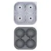 Molde de Bola de Gelo, Grande Capacidade, Bandeja de Gelo de Silicone Doméstica, Congelamento Rápido, Fácil de Soltar, Resistente a Altas e Baixas Temperaturas, Fabricante de Cubos de Gelo, Bonito e Divertido