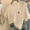 Suéter de punto con bordado retorcido antiedad de estilo coreano para mujer, diseño de verano, tejido suave y encerado, top de manga corta con hombros descubiertos, nuevo estilo fino