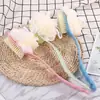 Cepillo de Baño Suave de Mango Largo Doble Cara, Cepillo de Baño Exfoliante, Cepillo de Baño de Mango Largo, Herramienta para Exfoliar la Espalda, Fácil de Usar y Genial