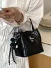 Bolsa de Cubo Portátil Shuai Mi Home para Mujer 2026 Nueva Moda Bolso de Hombro Sencillo para el Trabajo Diario y los Viajes Bolso Cruzado