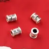 Accesorios de Plata de Ley 99% Plata Pura Colgante de Elefante Mariposa Calabaza Cuentas Espaciadoras Accesorios Retro 3D Plata Dura Materiales para Manualidades Hechos a Mano