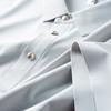 Camisa tipo Polo de Seda Helada Fina de Verano sin Costuras Adhesiva de Presión para Hombre de Manga Corta Ajustada Casual de Negocios Camiseta Lic para Hombre