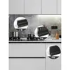 Puerta de gabinete de cocina transpirable sin tirador blanco ranura en forma de U invisible tirador empotrado puerta de gabinete en forma de L perfil de aluminio integrado