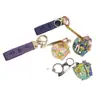 Chaveiros de Metal Personalizados com Logo Colorido Vazado, Pingentes de Presente Comemorativo para Aniversário Escolar e Corporativo, Chaveiros de Boneca Feitos Sob Medida