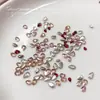Decoraciones para Uñas de Circonita con Forma de Gota de Agua Planas Brillantes, Accesorios de Uñas de Año Nuevo Modernos y Populares