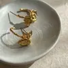 Racimos de Flores, Estilo Francés Retro, Forma de Flor Súper de Hada, Celebridad de Internet Metálicos Francés Nuevo Producto, Pendientes de Gama Alta, Pendientes de Moda