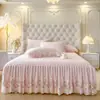 2026 Nueva Falda de Cama Individual de Algodón Youke Amigable con la Piel - Falda de Cama Individual Pieza Única - Serie Amor