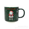 Taza Cerámica Personalizada de 11 oz con Asa Pintada a Mano de Papá Noel Taza para Eventos Navideños de Negocios Taza de Regalo Souvenir
