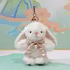 Coelho Wendy Original Novo Estilo Chinês Laço 6 polegadas Pingente de Pelúcia Chaveiro Boneca Fofa para Pendurar na Bolsa