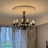 Luz de Vela Preta Lustre Retrô para Sala de Estar Francesa Lustre de Cristal para Quarto Principal Farol Europeu Elegante Luz Atmosférica para Restaurante