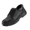 Zapatos de Protección Laboral para Hombre, Zapatos de Trabajo de Cuero Anti-Aplastamiento y Anti-Perforación, Cómodos y Ligeros, Antideslizantes y Resistentes al Desgaste para Obra en Todas las Estaciones, Zapatos de Seguridad