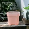 Maceta para Suculentas Extra Gruesa de Plástico Baja Blanca Cuadrada Mini Extra Grande Múltiples Especificaciones Control de Precisión para Plántulas Balcón Fiesta Plantación Maceta