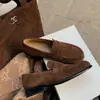 Mocassins Retrô de Calçar Fácil para Mulheres 2026 Novos Sapatos de Salto Baixo Sapatos Únicos Salto Grosso Estilo Britânico Sapatos Pequenos de Couro
