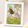 Pintura de Diamantes para Niños al por Mayor Pintura de Pegar Pegatinas de Diamantes con Marco de Fotos Paquete de Materiales Hechos a Mano DIY Mampostería Completa de Diamantes de Dibujos Animados