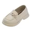 Zapatos de vestir sencillos para niña, zapatos sencillos pequeños para niño, zapatos escolares de suela blanda para actuación, zapatos sencillos de estilo británico, zapatos de vestir para niño, zapatos de piel para niña