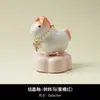 Jingdezhen Caballo Giratorio Creativo Decoración de Escritorio Estación de Trabajo Estabilizador de Emociones Adorno Cerámica Regalo Creativo Cultural