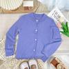 Ropa de Protección Solar para Niñas Delgada Verano 2025 Nueva Cárdigan de Aire Acondicionado de Seda Helada Suave y Cera para Niños Chaqueta Suéter para Bebé