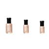 Novo frasco de vidro de 10ml com roll-on, cor de tampa preta, anis estrelado, frasco de 3ml para óleo essencial, frasco amostra de perfume, frasco para viagem, tampa com gema