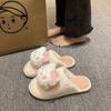 Pantuflas de Felpa para Exterior de Hello Kitty de Dibujos Animados 2025 Otoño e Invierno Nuevo Hogar Interior Cómodas Antideslizantes Pantuflas de Dedo