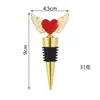 Tapón de vino para el Día de San Valentín con forma de ángel y demonio, tapón para botella de vino, tapón sellador de conservación de vino, pequeño regalo para bodas y fiestas