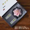 Difusor de Aroma de Flor de Cerámica Dehua Peonía Difusor de Fragancia para el Hogar Regalos Culturales y Creativos para Clientes, Personas Mayores y Líderes