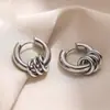 Pendientes de Moda Europeos y Americanos, Círculo Creativo de Moda, Brazaletes de Acero Inoxidable Únicos, Pendientes Populares en Línea, Transfronterizo