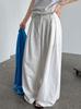 Pantalones Casuales Rectos de Tencel y Lino Simples y Delgados para Mujer Verano Nuevo Holgados de Pierna Ancha 1880
