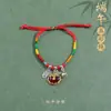 Pulsera con Colgante de Zongzi para Niños DIY Ajustable Festival del Bote del Dragón Cuerda Colorida 2026 Nueva Pulsera del Festival del Bote del Dragón Venta al por Mayor para Puestos de Mercado