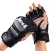 Luvas de Boxe Meio Dedo Luvas de MMA UFC Sanda Espessas Luvas Adultas para Sacos de Pancada e Luvas de Luta