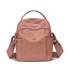 Bolsa quadrada pequena, elegante e simples, para mulheres, nova bolsa transversal de nylon para o outono de 2026, bolsa de ombro leve para o dia a dia