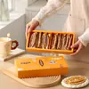 2026 Caja de Empaque Portátil para Pasteles de Arroz Glutinoso en Forma de Barco Máquina para Pasteles de Turrón Bolsa de Empaque Sellada Caja de Regalo para Galletas de Caramelo y Almendras