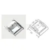 Fivela de Aço Inoxidável 304 Fivela de Engate Simples para Amarração Tensionador de Engrenagem Preto Ferramenta Manual Fixador Atacado