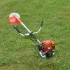 Cortacésped de Gasolina de Cuatro Tiempos Montado Lateralmente, Desbrozadora, Recortadora de Césped Tipo Correa al Hombro, Cosechadora con Motor Huasheng