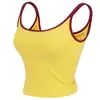 Top de yoga de verano talla grande para mujer con almohadillas en el pecho, top sin mangas adelgazante para Pilates, conjunto de fitness