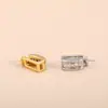 Cobre Plateado con Oro de 18K que Conserva el Color Cierre Universal Colgante Redondo con Forma de Gota de Agua Herradura Holder de Cuentas para Joyería DIY Accesorios Cierre de Cadena