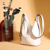 Bolsa Feminina de Couro Genuíno de Três Usos Sensação de Alto Padrão Couro Bovino de Camada Superior Mochila Fashionable Chaozhou Tongtong Bolsa de Ombro Tipo Balde Versátil para Mulheres