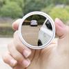 Espejo retrovisor giratorio de 360 grados para coche, espejo retrovisor pequeño y redondo con amplio campo de visión y espejo de punto ciego para interior de coche.