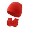 Conjunto de Gorro y Manoplas para Bebé Gorro para Recién Nacidos para Niños Niñas Gorro de Algodón para Bebés