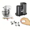 Rueda universal de 0.5 pulgadas mini rodaja de nylon TPR base móvil para muebles hardware de rueda micro de goma