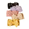 Diadema para Bebé de Venta Caliente Transfronteriza con Estampado de Margarita y Lazo Banda Ancha para el Cabello Suave Nailon Diadema para Fontanela de Bebé