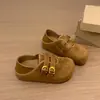 Zapatos Mule de Moda con Hebilla, Elevadores Internos, de Dos Vías para Mujer, Otoño 2026, Nuevos, Versátiles, Slip-On, Mocasines de Suela Gruesa, Zapatos Individuales