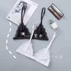 Sujetador de encaje estilo francés de verano con copa triangular ultrafina, ropa interior para mujer sin aros de acero, ropa interior sexy Pure Desire