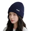 Gorro de Punto Grueso Casual Nuevo Otoño e Invierno Estilo Coreano para Mujer Gorro de Lana Caliente para Exteriores Protección para los Oídos Gorro para el Frío para Hombre